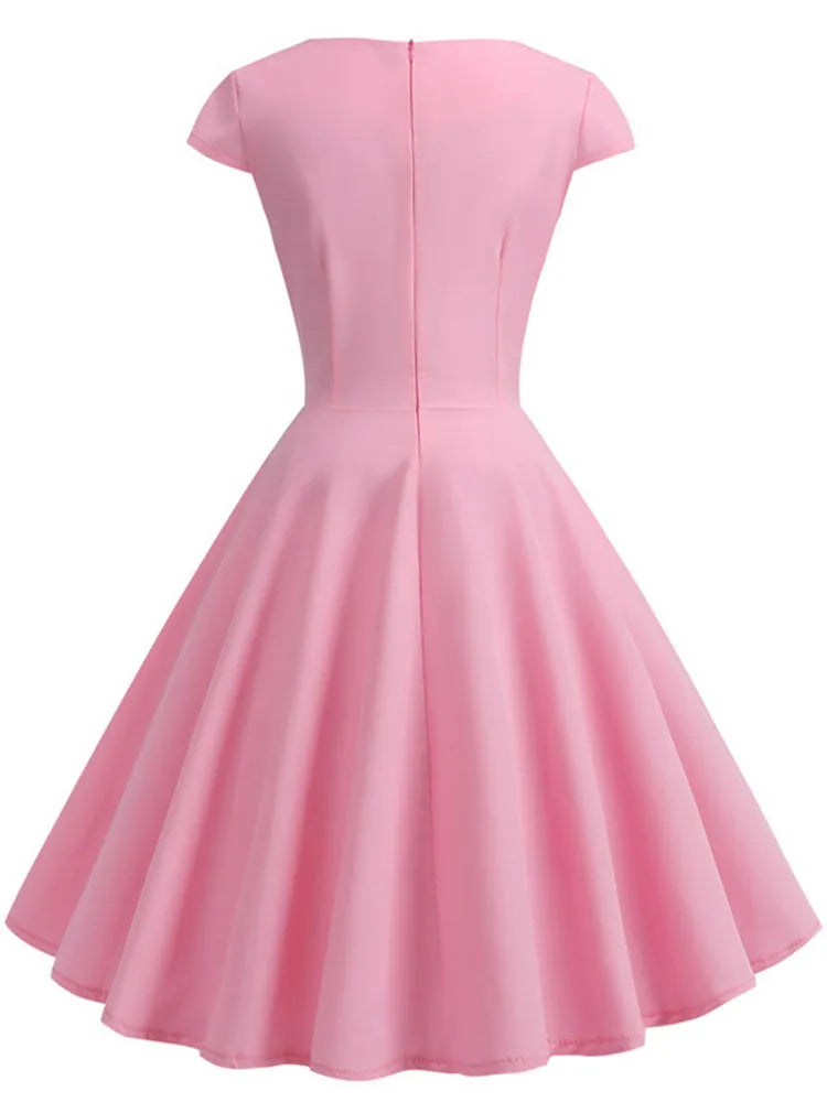 A Feminine and Fanciful Classy Pink Dress