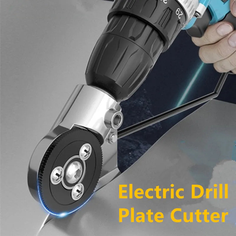 Electric Drill Plate Cutter Adapter Tool