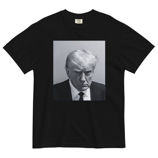 Trump Mug Shot T-Shirt Black & White